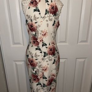 White flower dress
